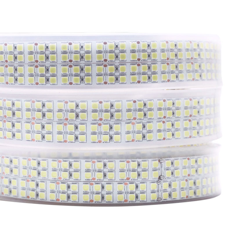 SMD5054 Quad Row 3000K / 9000K IP67 Bright Outdoor LED Strip Lights